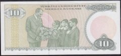 7.Emisyon 1.Tertip 10 Lira C58 848035 Çok Çok Temiz + Kısa Kaş