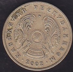 KAZAKİSTAN 10 TENGE 2002