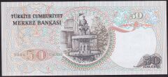 6.Emisyon 2.Tertip 50 Lira J03 339594 Çilaltı