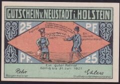 Almanya 25 Pfennig Notgeld 1921 Çil