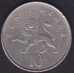 İngiltere 10 Pence 1992