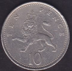 İngiltere 10 Pence 1992