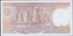 7.Emisyon 4.Tertip 5000 Lira G40 574856 Çil