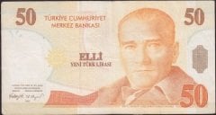 8.Emisyon 50 YTL D53 237762 Temiz
