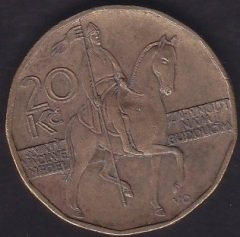ÇEKOSLOVAKYA 20 KORUN 2002
