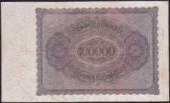 Almanya 100000 Mark 1923 Çok Temiz