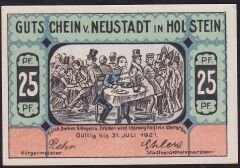 Almanya 25 Pfennig Notgeld 1921 Çil