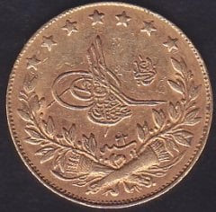 1293 / 22 ABDULHAMİD 100 KURUŞ ALTIN ( 7.2 Gram )