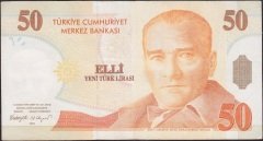 8.Emisyon 50 YTL D52 230390 Çok Temiz +