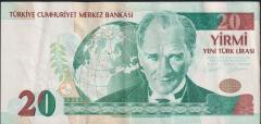8.Emisyon 20 YTL C14 835662 Çok Temiz+