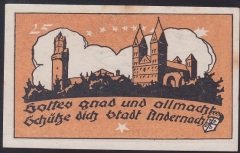 ALMANYA 25 PFENNİNG NOTGELD 1920 ÇİLALTI ÇİL