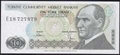 7.Emisyon 2.Tertip 10 Lira E18 727879 Çil