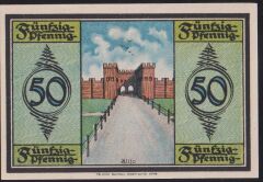 Almanya 50 Pfennig Notgeld 1921 Çil