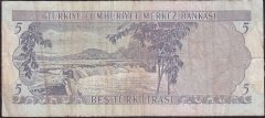6.Emisyon 2.Tertip 5 Lira K63 067379 Çok Temiz