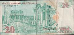 8.Emisyon 20 YTL B26 757770 Çok Temiz+