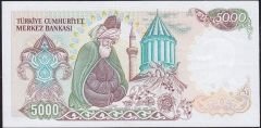 7.Emisyon 2.Tertip 5000 Lira B88 324797 Çilaltı Çil