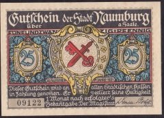 ALMANYA 25 PFENNİNG NOTGELD 1921 ÇİL