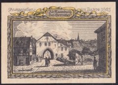ALMANYA 25 PFENNİNG NOTGELD 1921 ÇİL
