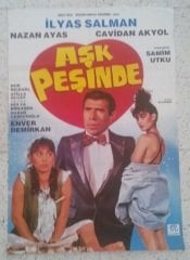 İLYAS SALMAN - AŞK PEŞİNDE - FİLM AFİŞİ eski para mezat