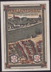 Almanya 25 Pfennig Notgeld 1921 Çil Filigranlı