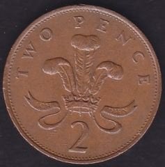 İngiltere 2 Pence 1988