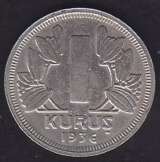 1936 YILI 1 KURUŞ eski para fiyatları