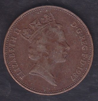 İNGİLTERE 2 PENCE 1987