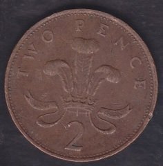 İNGİLTERE 2 PENCE 1987