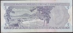 6.Emisyon 2.Tertip 5 Lira K60 198284 Çok Temiz +