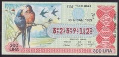 1983 30 NİSAN YARIM  BİLET - Y SERİSİ