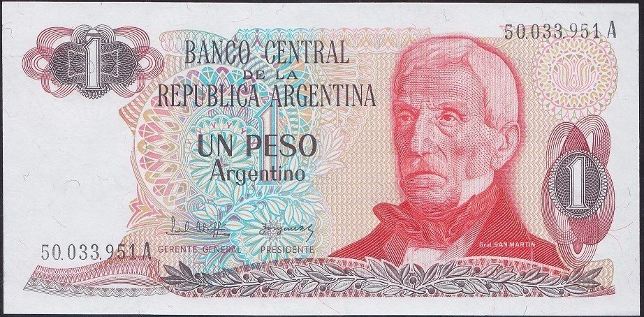 Arjantin 1 Peso 1983 Çil Pick 311a