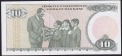 7.Emisyon 2.Tertip 10 Lira E12 478294 Çilaltı