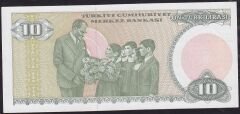 7.Emisyon 1.Tertip 10 Lira B30 365766 Çil Kısa Kaş