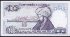 7.Emisyon 2.Tertip 1000 Lira F66 476446 Çil