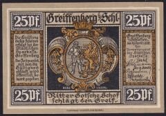 Almanya 25 Pfennig Notgeld 1920 Çil