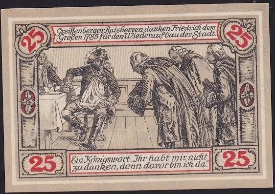 Almanya 25 Pfennig Notgeld 1920 Çil