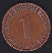 Almanya 1 Pfennig 1978 G
