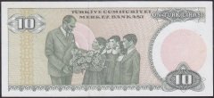 7.Emisyon 1.Tertip 10 Lira C15 317794 Çilaltı Kısa Kaş