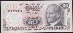 6.Emisyon 2.Tertip 50 Lira I71 071923 Çilaltı Çil