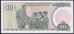 7.Emisyon 2.Tertip 10 Lira D90 625406 Çil