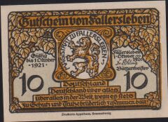 Almanya 10 Pfennig Notgeld 1921 Çil