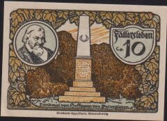 Almanya 10 Pfennig Notgeld 1921 Çil