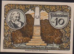 Almanya 10 Pfennig Notgeld 1921 Çil