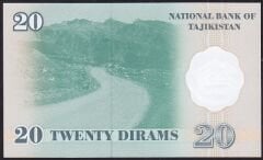 Tacikistan 20 Dram 1999 Çil Pick 12 ( 444 )