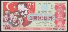 1983 23 NİSAN YARIM BİLET - Z SERİSİ