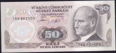 6.Emisyon 2.Tertip 50 Lira I66 467003 Çilaltı Çil
