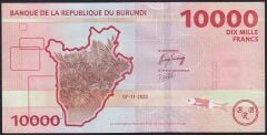 Burundi 10000 Frank 2022 Çil Pick 59