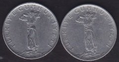 1967 Yılı 25 Kuruş (Ters Düz Takım )