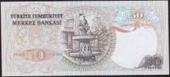 6.Emisyon 2.Tertip 50 Lira J03 339612 Çil