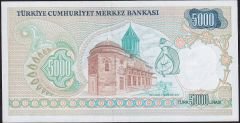 7.Emisyon 1.Tertip 5000 Lira A54 819213 Çil